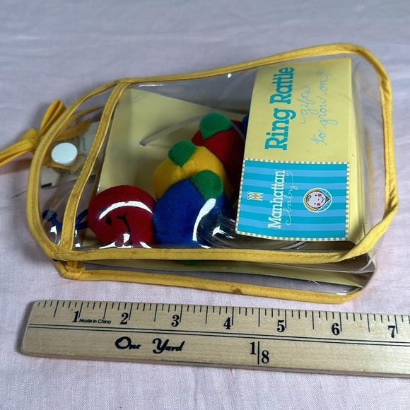 Manhattan Baby Colorful Caterpillar Ring Rattle Sensory toy NEW NWT - Picture 11 of 11